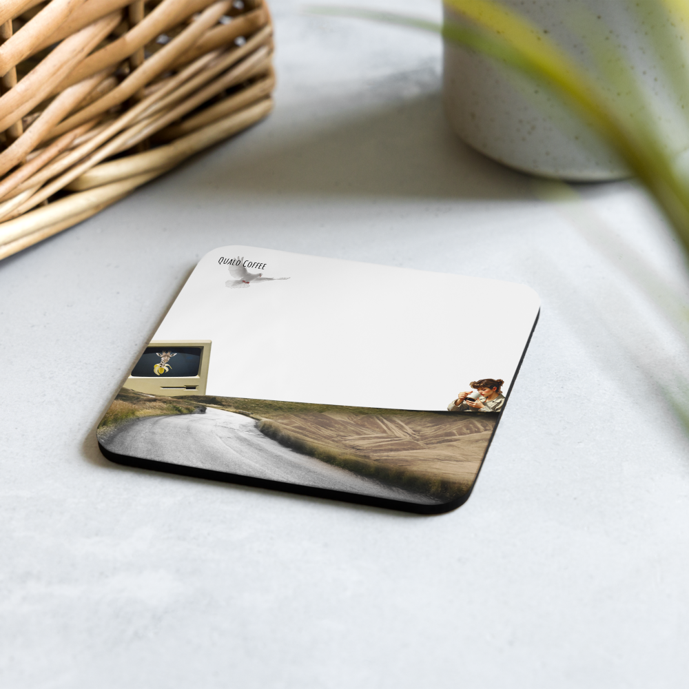 Custom Design Qualo Coffee Coaster