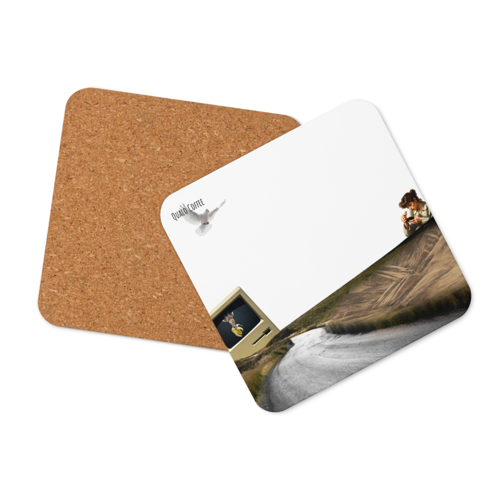 Custom Design Qualo Coffee Coaster