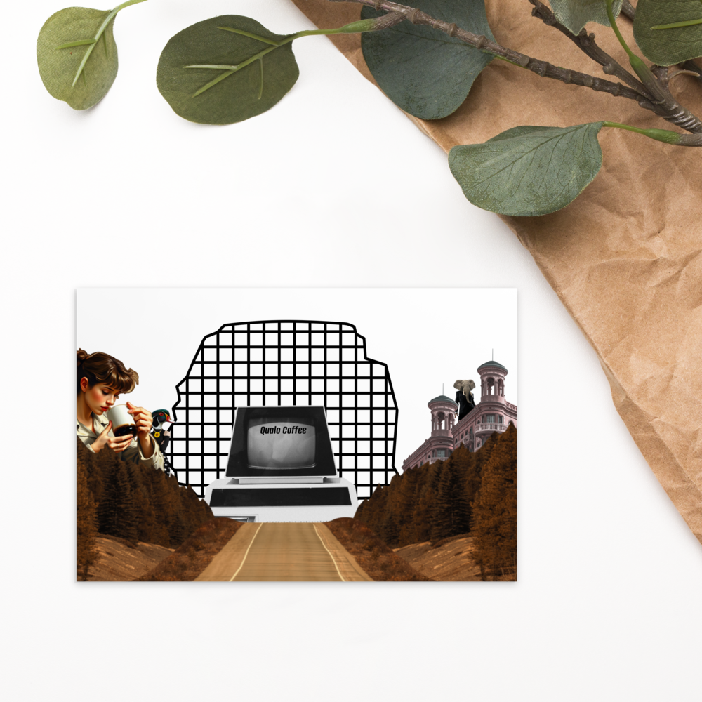 Qualo Coffee Postcard