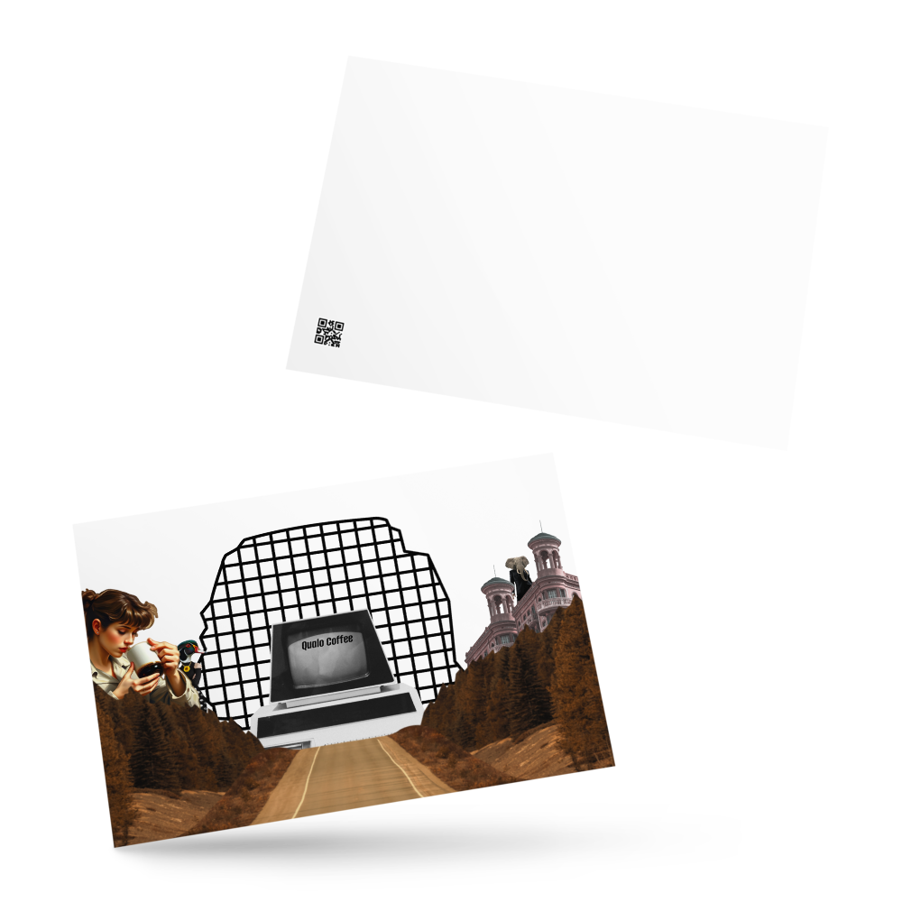 Qualo Coffee Postcard